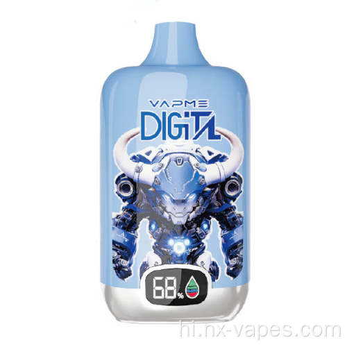 Vapme डिजिटल 12000 पफ्स डिस्पोजेबल वेप मूल्य